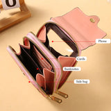 Women Handbags Female Pu Leather Shoulder Bags Touch Screen Hand bag Phone Purse