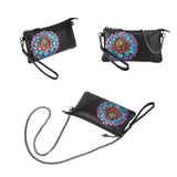 Flower Leather Messenger Bag for Women