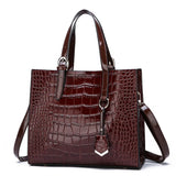 Women Handbags PU Crocodile Leather Shoulder Bag
