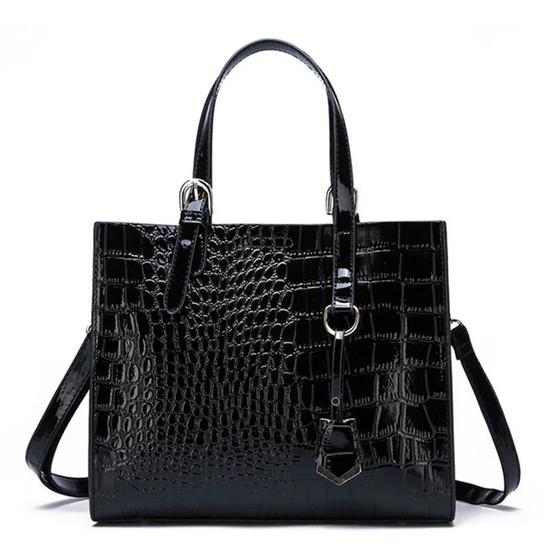 Women Handbags PU Crocodile Leather Shoulder Bag
