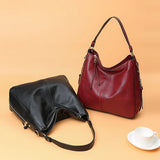 High Leather Women Handbag Crossbody Shoulder Bag Large Capacity