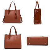 High Patent Leather Women's Shoulder Bag Tote Messenger Sac