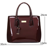 High Patent Leather Women's Shoulder Bag Tote bag