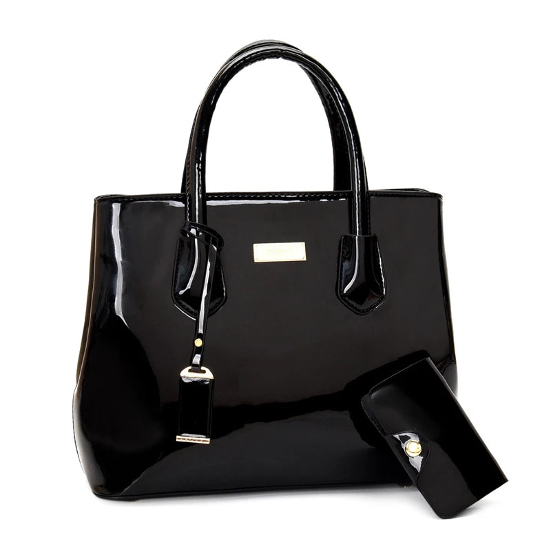 High Patent Leather Women's Shoulder Bag Tote bag