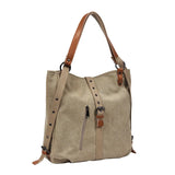 Canvas Female Shoulder School Bag for Girls