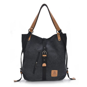 Canvas Female Shoulder School Bag for Girls