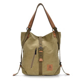 Canvas Female Shoulder School Bag for Girls