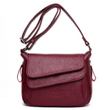 Women Small Leather Handbag Shoulder Messenger Bag Crossbody Sac A Main Femme