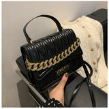 Small PU Leather Shoulder Bag Women's Crossbody Handbag