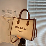 Canvas Totes Large Capacity Casual Shoulder Messenger Bags
