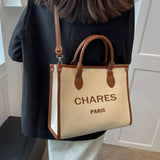 Canvas Totes Large Capacity Casual Shoulder Messenger Bags