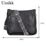Women Handbags PU Leather Underarm Bag Casual Adjustable Strap