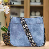 Women Handbags PU Leather Underarm Bag Casual Adjustable Strap
