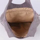 Retro Floral Canvas Tote Shoulder Bag Beach National Bolsas Feminina