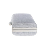Sequins Evening Bag Diamonds Clutch Silver