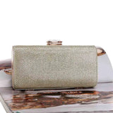 Sequins Evening Bag Diamonds Clutch Silver