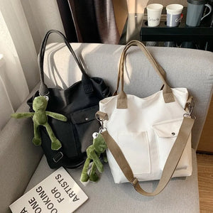Canvas Shoulder Bag Women Handbag Eco Friendly Shopping Tote