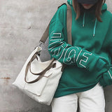 Women Canvas Shoulder Bag Casual Tote Eco Handbag Female Messenger Shopper