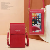 Women Handbags Zipper Crossbody Bags Touch Screen Shoulder Bags