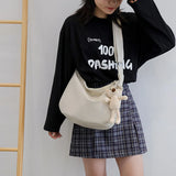Women Handbags Soft Leather Large-capacity Bag Female Dumpling Bag