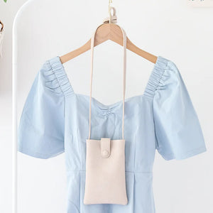 Women Pu Leather Shoulder Bag Slim Crossbody Phone Purse Dropshiping