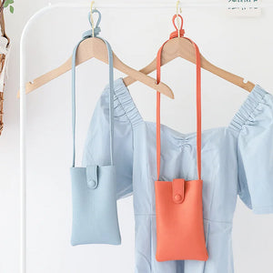 Women Pu Leather Shoulder Bag Slim Crossbody Phone Purse Dropshiping