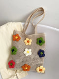 Summer Beach Bags Straw Woven Knitted Large Capacity Totes Bohemia Female Bag
