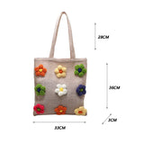 Summer Beach Bags Straw Woven Knitted Large Capacity Totes Bohemia Female Bag