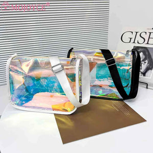 Transparent PVC Shoulder Bag for Women