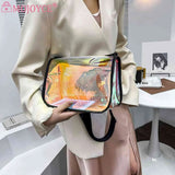 Transparent PVC Shoulder Bag for Women