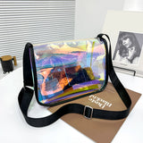 Transparent PVC Shoulder Bag for Women