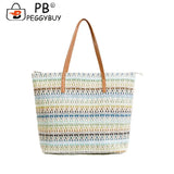 Boho Summer Shoulder Bag Straw Beach Handbag for Shopping