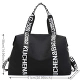 Women High Nylon Shoulder Bags Large Capacity Casual Tote Handbag
