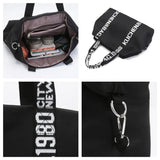 Women High Nylon Shoulder Bags Large Capacity Casual Tote Handbag