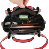 High PU Leather Shoulder Bag Crossbody Retro Solid for Women