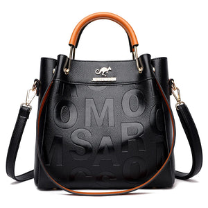 High PU Leather Shoulder Bag Crossbody Retro Solid for Women