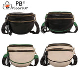 Women's Messenger Crossbody Bag Casual Shoulder Tote Saddle Clutch PU Leather