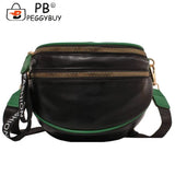 Women's Messenger Crossbody Bag Casual Shoulder Tote Saddle Clutch PU Leather