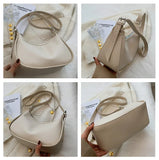 PU Leather Crossbody Hobo Shoulder Bag