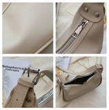 PU Leather Crossbody Hobo Shoulder Bag