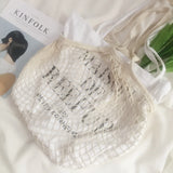 Women Hot Fishing Net Shoulder Bag Handbag Ladies Hollow Out Hand Bags