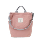 Japanese Style Canvas Shoulder Bag Large-capacity Handbag