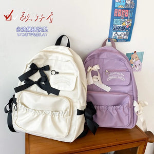 Women Japanese Sweet Backpack Large Capacity School Bag