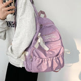Women Japanese Sweet Backpack Large Capacity School Bag