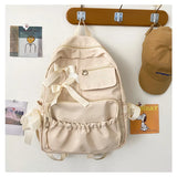 Women Japanese Sweet Backpack Large Capacity School Bag