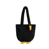 Women Japanese Style Lamb Plush Shoulder Bag