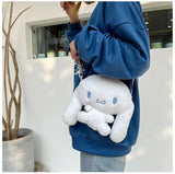 Women Japanese Style Lamb Plush Shoulder Bag