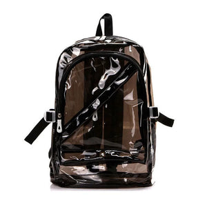 Transparent Jelly Backpack Waterproof PVC School Bag for Girls
