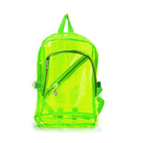 Transparent Jelly Backpack Waterproof PVC School Bag for Girls