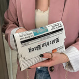 Women Joker Messenger Bag Chain Shoulder Bag Personality Small Square
